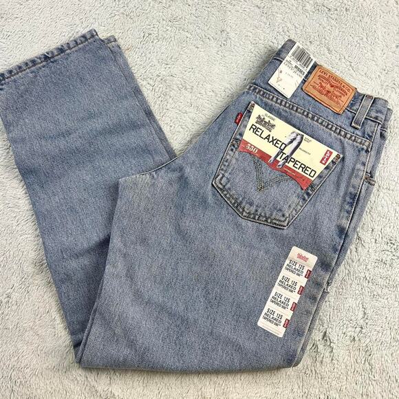 Levi's 550 Y2K relaxed tapered leg Blue jeans misses size 12 Short NWT - Picture 1 of 8